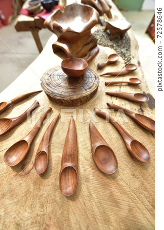 臺中世界花卉博覽會,原住民工藝,工藝,擺設,室內,手工藝品,勺子 72578646