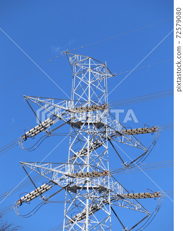 Scenery with a steel tower 72579080