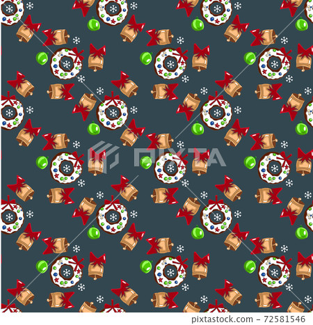 Seamless pattern for Christmas and New Year Seamless pattern for Christmas and New Year 72581546