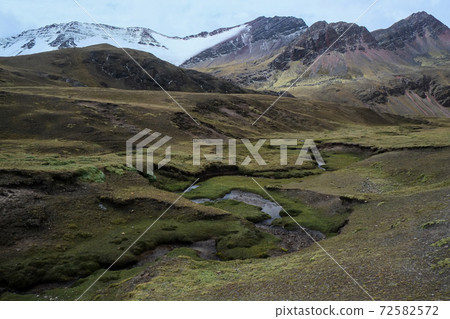 彩虹山(Binikunka山)高山動植物突然出現在南美秘魯未開發的安第斯山脈 彩虹山(Binikunka山)高山動植物突然出現在南美秘魯未開發的安第斯山脈 72582572