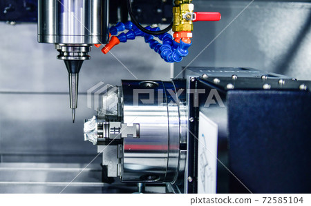 The 5-axis CNC mills machines for design configuration that utilizes a swivel head machine table and flush with the surface metalworking industrial 72585104