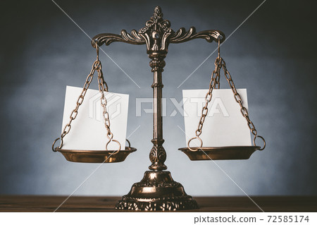 Balance and black background Balance and black background 72585174