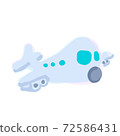 Illustration of Airplane. Hand drawn vector illustration. Cute Illustrations For Kids 72586431