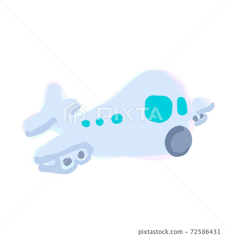 Illustration of Airplane. Hand drawn vector illustration. Cute Illustrations For Kids Illustration of Airplane. Hand drawn vector illustration. Cute Illustrations For Kids 72586431