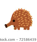 Illustration of Echidna. Hand drawn vector illustration. Cute Illustrations For Kids 72586439