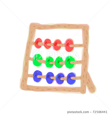 Illustration of Abacus. Hand drawn vector illustration. Cute Illustrations For Kids 72586441