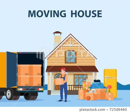 Truck for transportation of goods 72586460