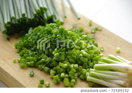 切大蔥，小洋蔥，洋蔥 72589132