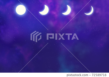 The moon and the night sky The moon and the night sky 72589718