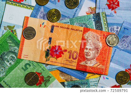 Malaysian currency ringgit 72589791