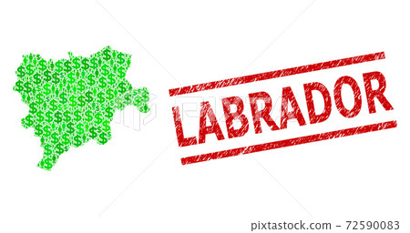 Scratched Labrador Stamp Print and Green Men and Dollar Mosaic Map of Albacete Province Scratched Labrador Stamp Print and Green Men and Dollar Mosaic Map of Albacete Province 72590083