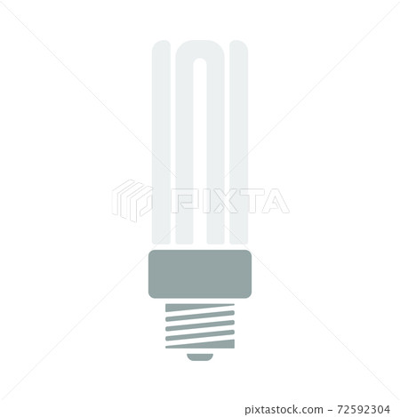 Energy Saving Light Bulb Icon - Stock Illustration [72592304] - PIXTA