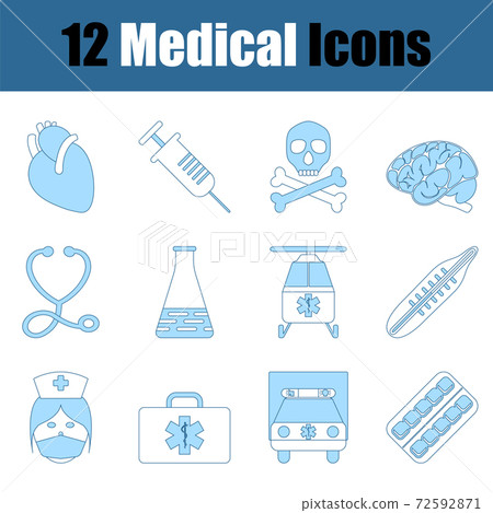 Medical Icon Set 72592871