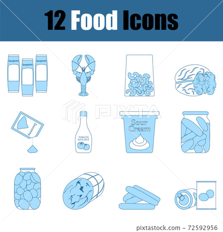 Food Icon Set Food Icon Set 72592956