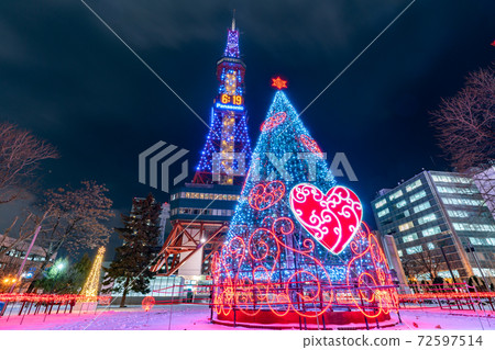 Hokkaido Sapporo Odori Park Illuminations 72597514
