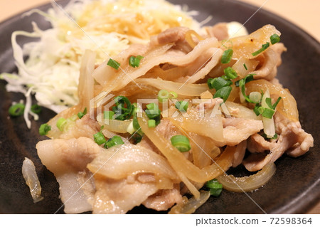 Delicious pork ginger grill 72598364