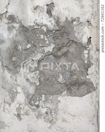 Grey Concrete Texture old wall with peeling paint, scratches and cracks 72601162