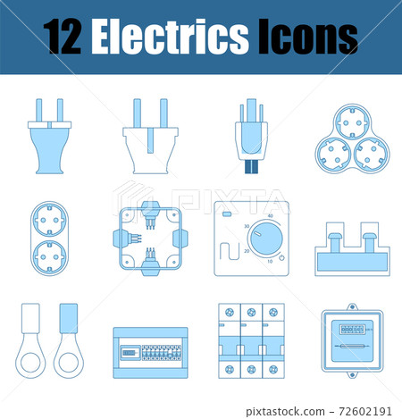 Electrics Icon Set Electrics Icon Set 72602191