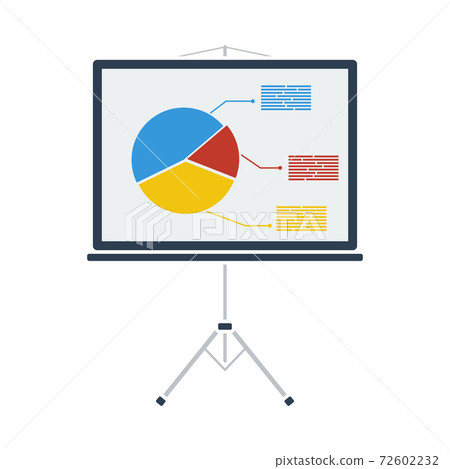 Icon Of Presentation Stand - Stock Illustration [72602232] - PIXTA