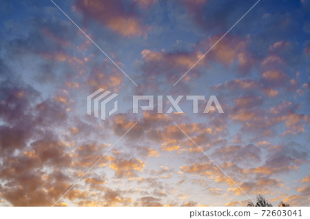 sunset dark sky rolled with clouds. faith in God. walks before bed. Landscape. sunset dark sky rolled with clouds. faith in God. walks before bed. Landscape. 72603041