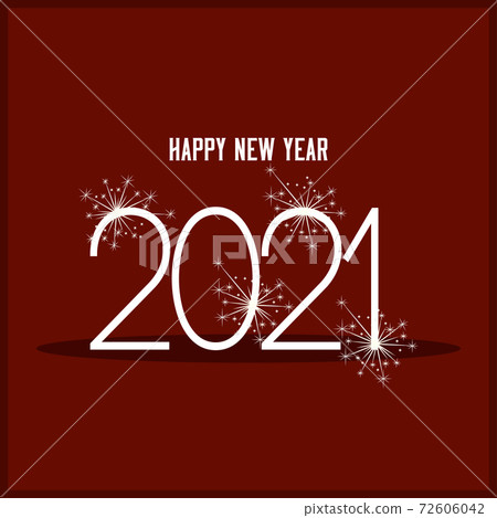 Greeting card of new year 72606042