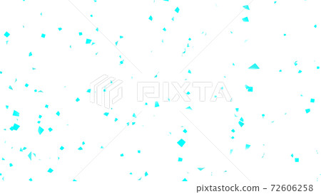 Confetti Light blue Particle glitter Transparent background [There is another Ver] 72606258