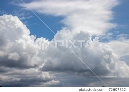 藍天和雲彩正版照片 72607812