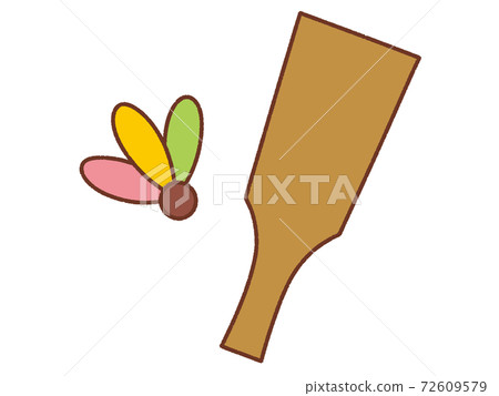 New Year_Hanetsuki - Stock Illustration [72609579] - PIXTA