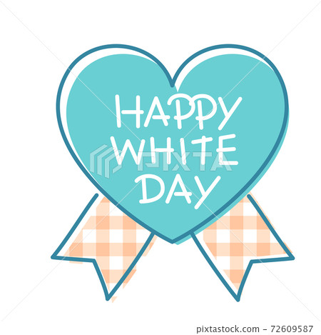 White day heart tag White day heart tag 72609587