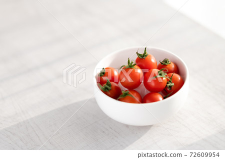 Cherry tomatoes served in a bowl Cherry tomatoes served in a bowl 72609954