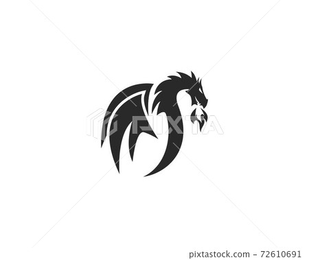 Dragon logo template 72610691