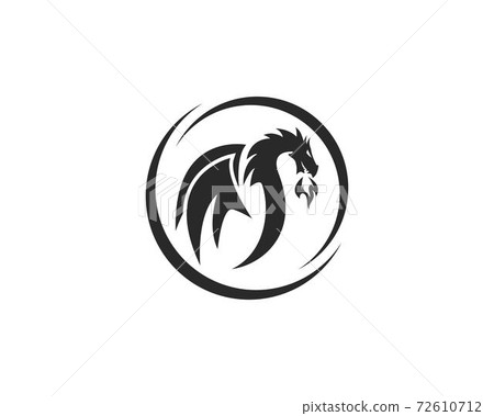 Dragon logo template 72610712