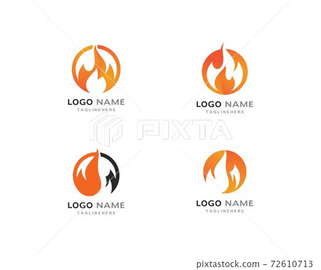 Fire flame Logo Template 72610713