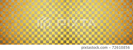 Gold grid pattern 72610856