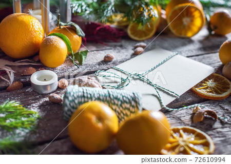 Written cards Merry Christmas and Happy New Year Written cards Merry Christmas and Happy New Year 72610994