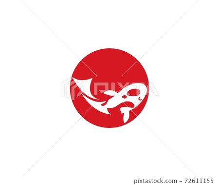 Koi fish logo vector - Stock Illustration [72611155] - PIXTA