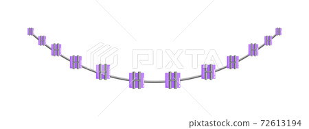 Ceramic dental tooth braces or orthodontic bracket 72613194
