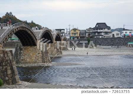 木橋橋和西木川河床 72613755