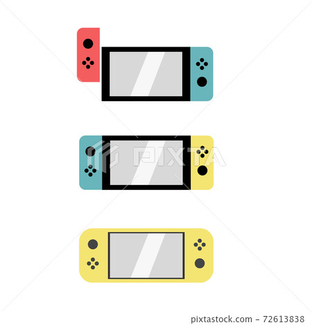 Game machine 3 pattern illustration material Game machine 3 pattern illustration material 72613838