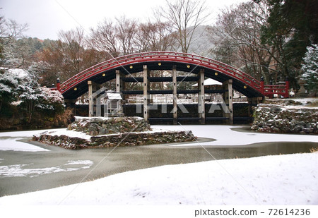Snow Niutsuhime Shrine Taikobashi Katsuragi Town, Ito District, Wakayama Prefecture 72614236