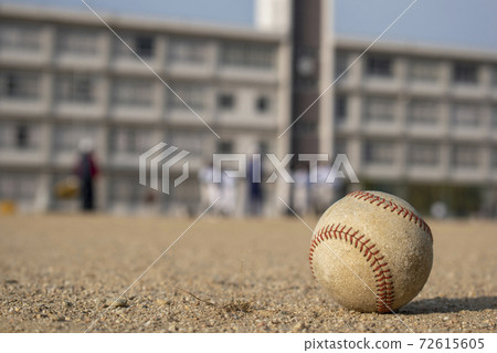 School ground and ball School ground and ball 72615605