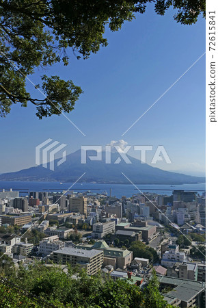 Sakurajima seen from Shiroyama Observatory Kagoshima Prefecture Sakurajima seen from Shiroyama Observatory Kagoshima Prefecture 72615841