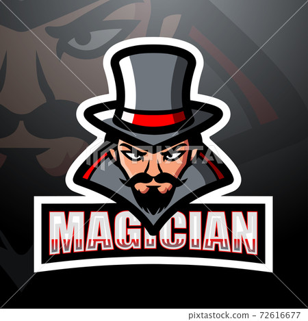 Magician's Hat and Magic Wand Logo Template 25378274 Vector Art at Vecteezy