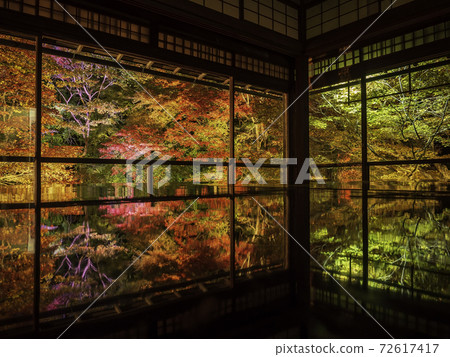 京都八瀨Rurikoin辦公桌楓秋天點亮 72617417