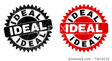 IDEAL Black Rosette Watermark with Corroded Texture IDEAL Black Rosette Watermark with Corroded Texture 72618116