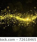 Glittering stars on bokeh background 72618465