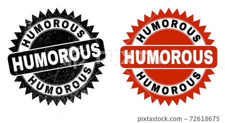 HUMOROUS Black Rosette Stamp Seal with Rubber Surface HUMOROUS Black Rosette Stamp Seal with Rubber Surface 72618675