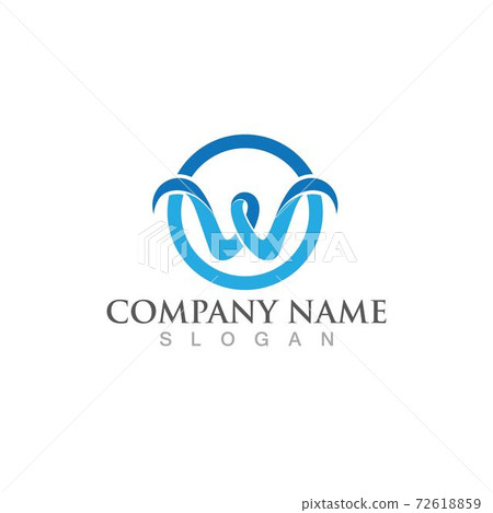 W Letter Logo Template 72618859