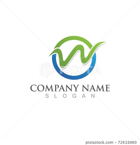 W Letter Logo Template 72618860