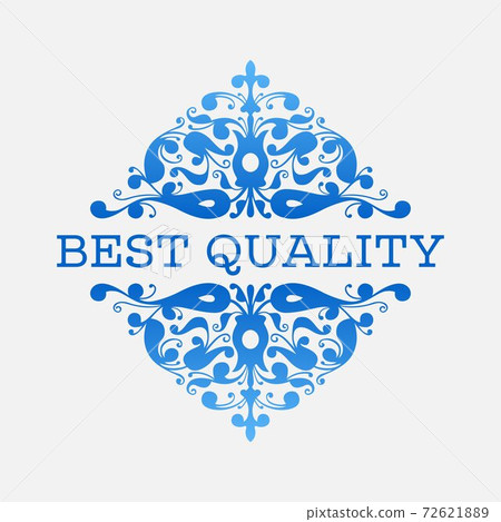 Floral Best quality label 72621889